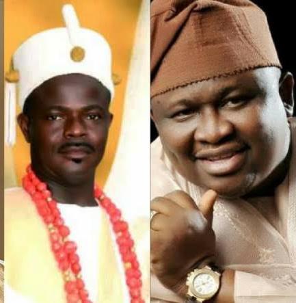 Senator Yayi felicitates Oba Olugbenle on appointment as Ogun Council of Obas chairman