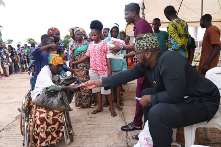 Eid-el Kabir: Nigeria’s youngest lawmaker, Abdulrasheed Kashamu continues father’s legacy of generosity