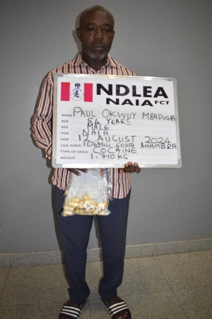 Vietnam-based businessman excretes 88 wraps of cocaine in NDLEA custody