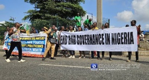#EndBadGovernance protesters shun Tinubu’s olive branch, continue protest
