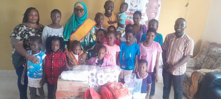 Oba Matemilola Foundation donates to orphanage home