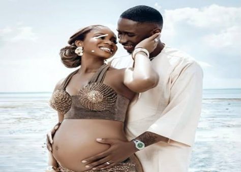 Priscilla Ojo, Juma Jux release baby bump pictures