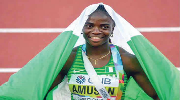 US’ Russell breaks Tobi Amusan’s World Record