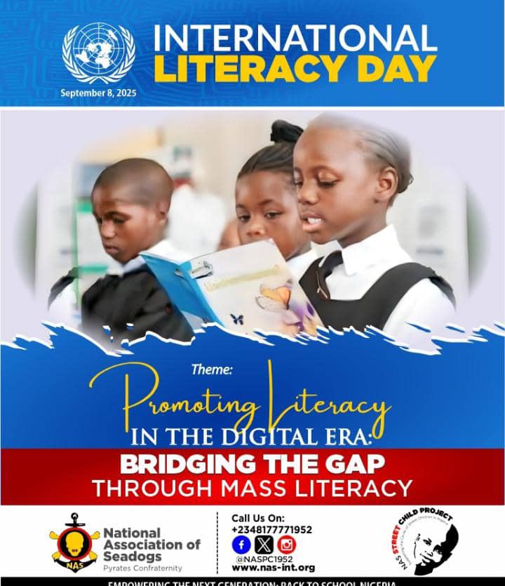 International Literacy Day 2025: Pyrates Confraternity’s Katamaran Deck tasks FG, states on teaching sciences in indigenous languages