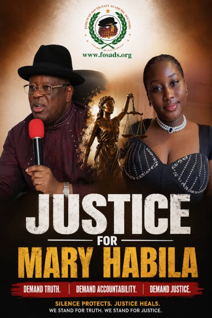 Mary Habila’s death: FOSAD demands credible, independent, transparent investigation