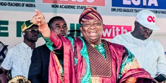 2027: Senator Yayi vows to fully implement National Teachers’ Policy as Ogun teachers explain endorsement for governorship aspiration