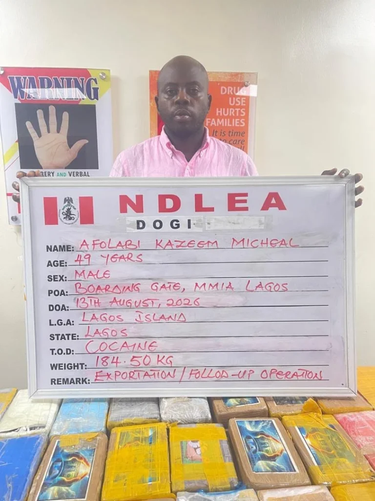 NDLEA busts cocaine cartel, arrests social media influencer, KC Luxury