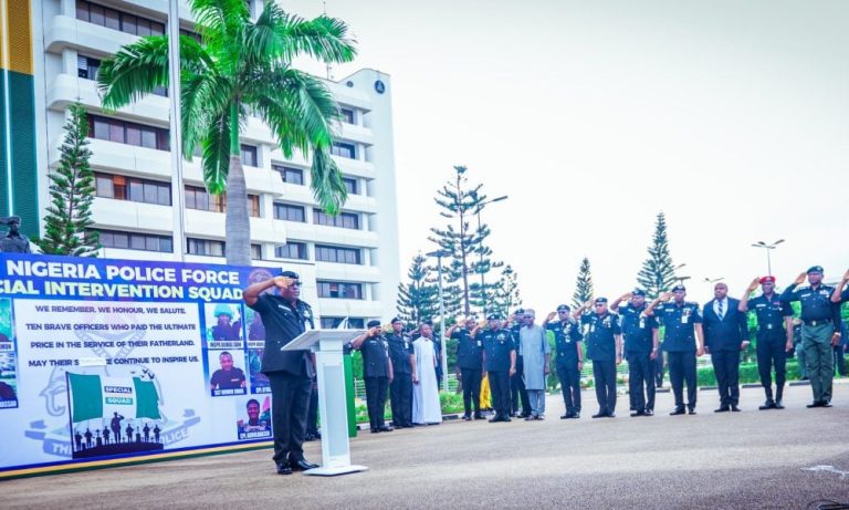 Police honour 10 officers killed during gun battle with Kebbi bandits