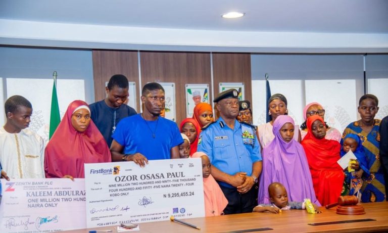 Disu presents N2.32bn to families of fallen police officers