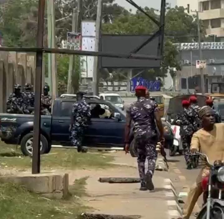 Protest as police barricade venue of anti-Tinubu meeting in Kano